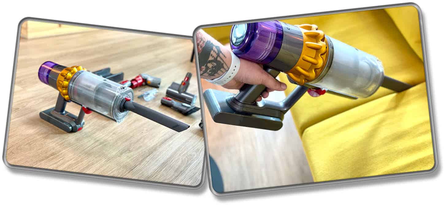 Dyson V15 detect Absolute - Eine praktische Fugendüse darf natürlich nicht fehlen.