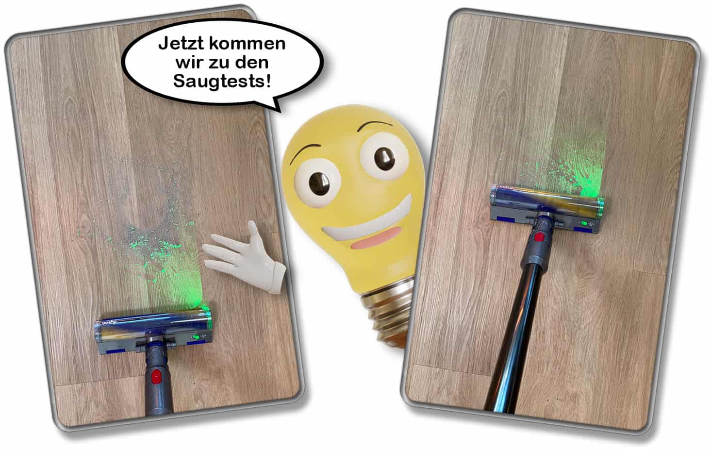 Dyson V15 detect Absolute - Wir haben die Saugleistung des Akkusaugers genaustens unter die Lupe genommen!