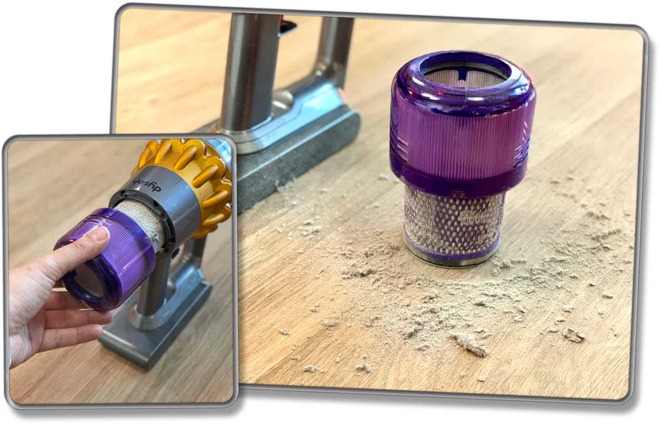 Dyson V15 detect Absolute - Wir haben uns die Filterleistung genauer angeschaut.