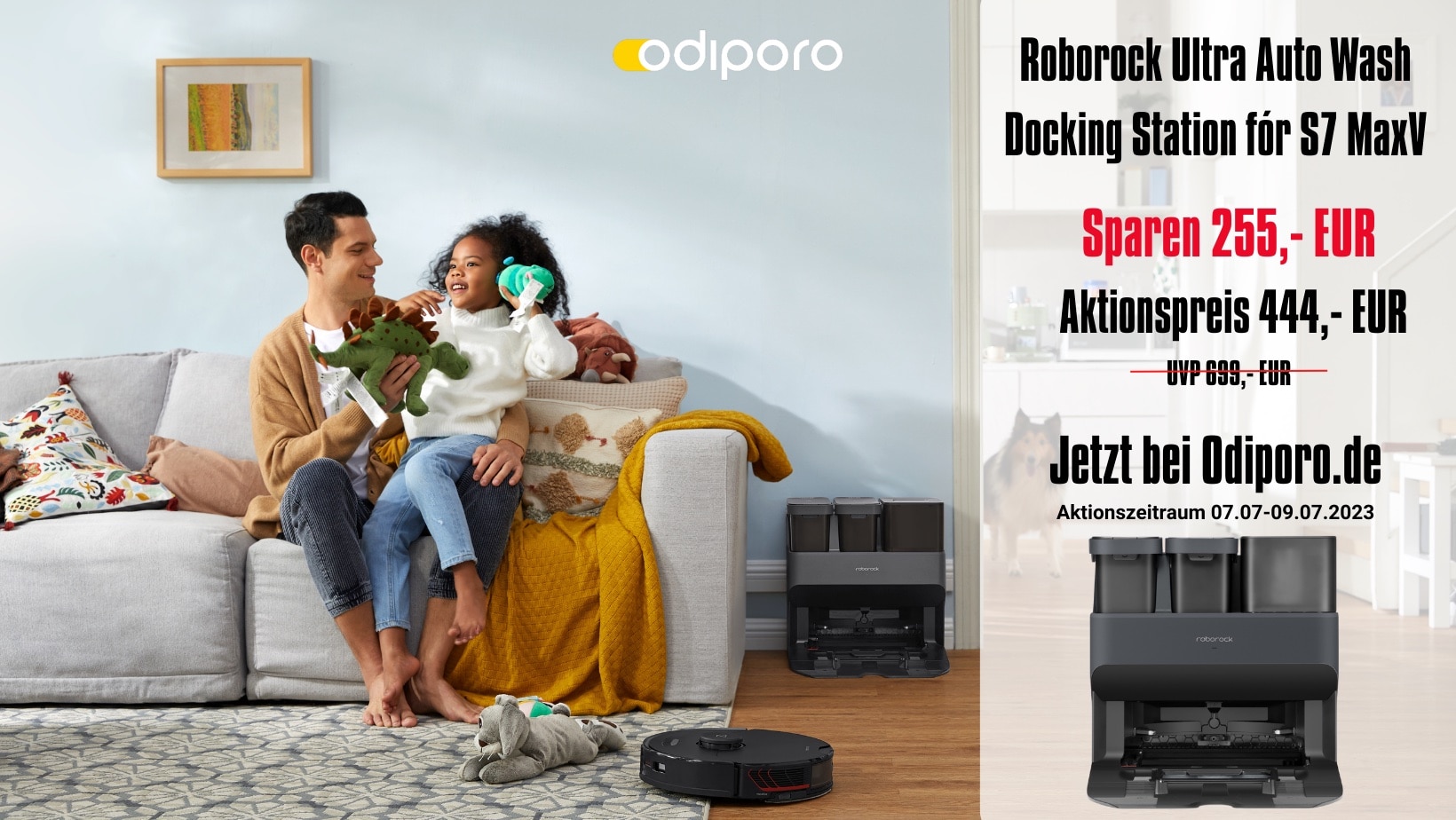 Roborocks Empty Wash Fill Dock - Die Multifunktions-Reinigungsstation des Robrock S7 MaxV zum Bestpreis! 