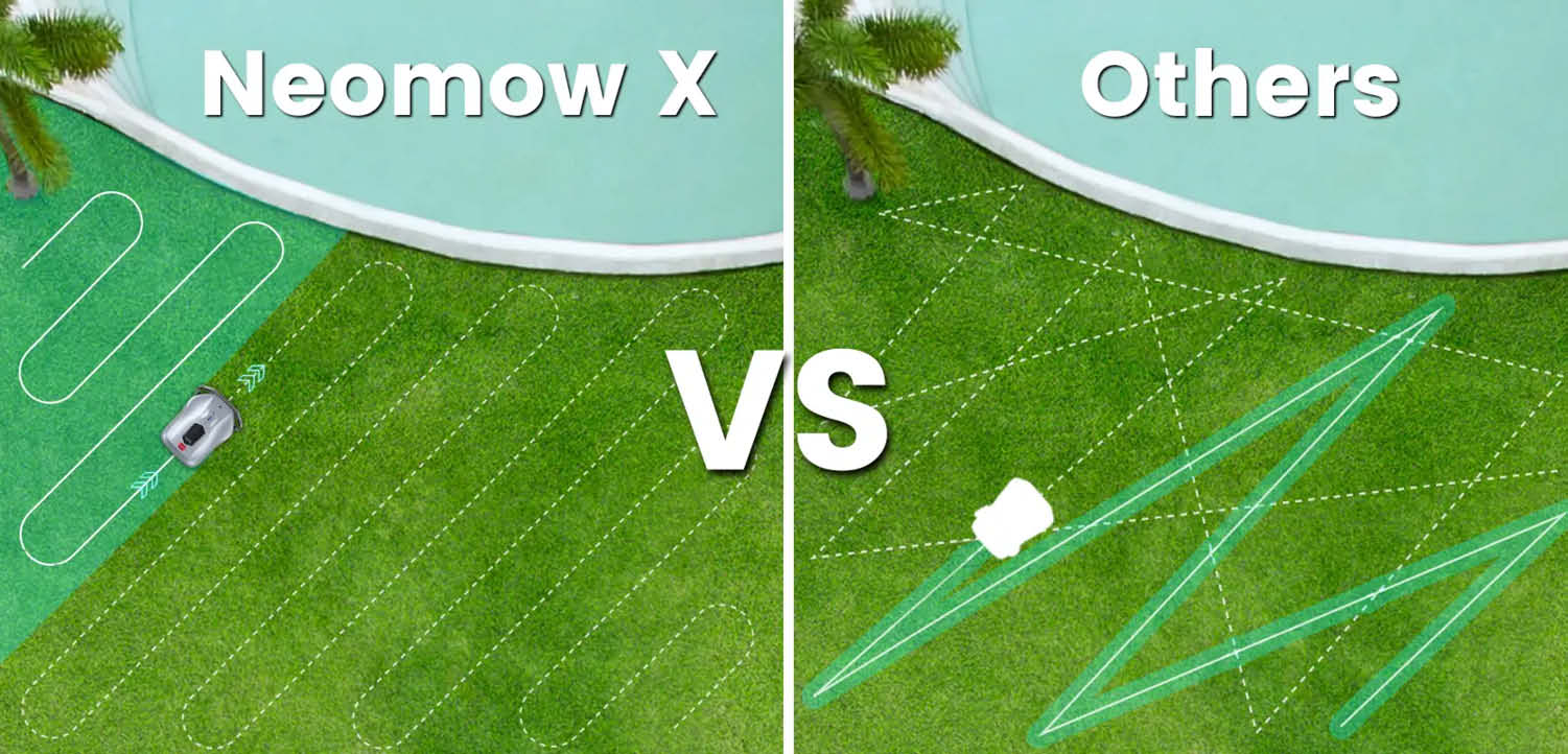 Die Navigation des Hookii Neomow X ist einfachen Mährobotern deutlich überlegen
