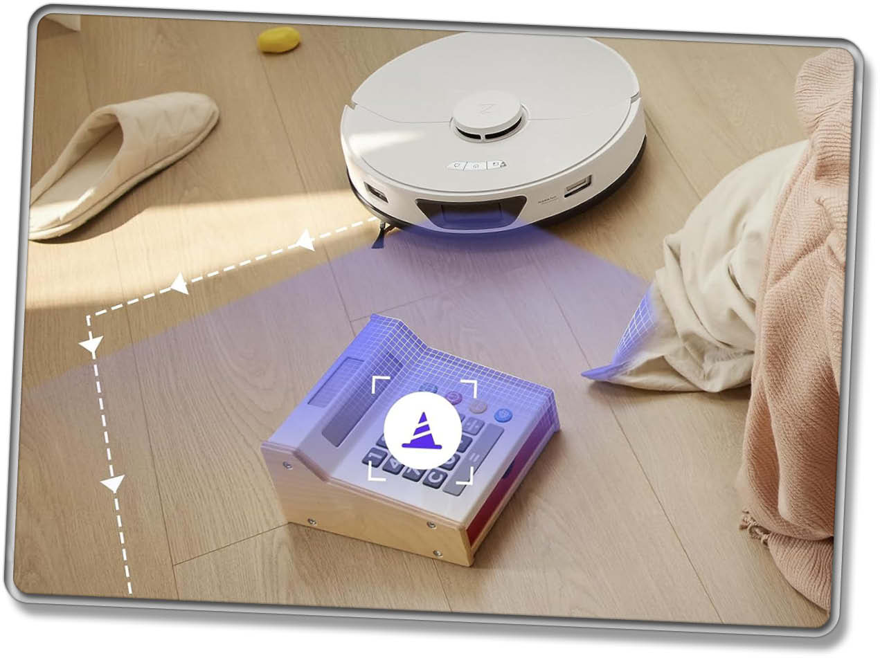 Reactive Tech - Struckturiertes Licht erkennt Objekte vor ihm