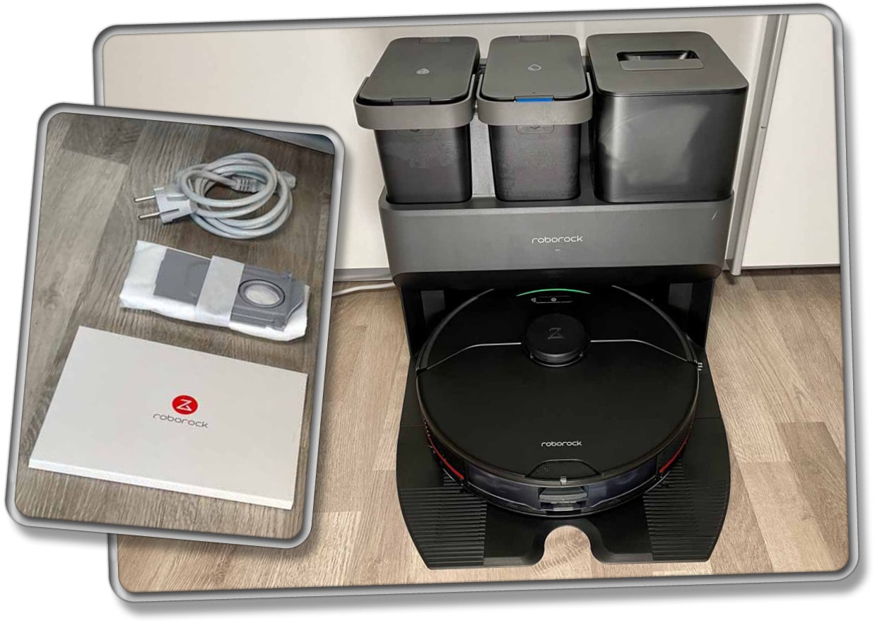 Roborock S7 MaxV Ultra - Das alles findet man beim Auspacken im Lieferumfang.