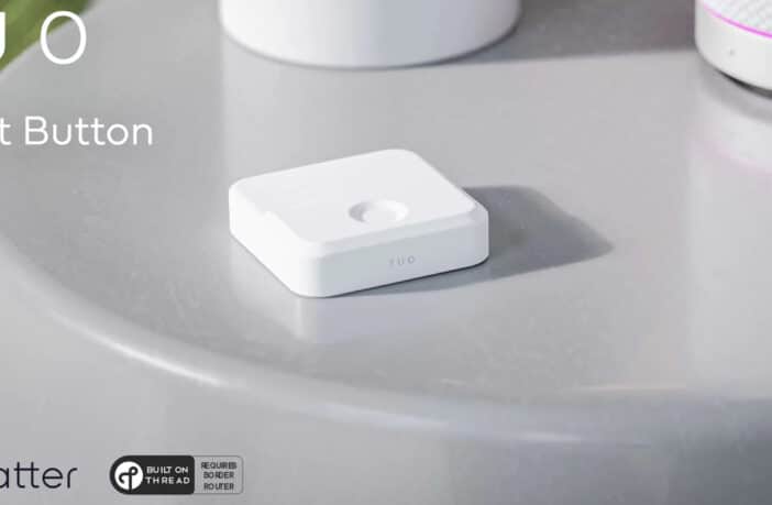 Der neue TUO Smart Button funktioniert via Thread und Matter und benötigt somit keinen herstellereigenen Hub.