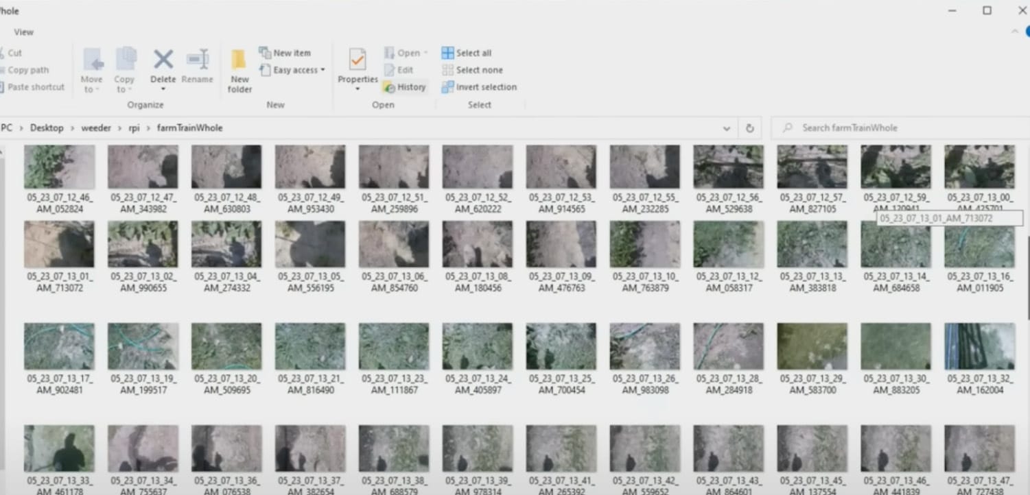 Unkrautvernichter Roboter - Auf diese Datenbank greift er zu