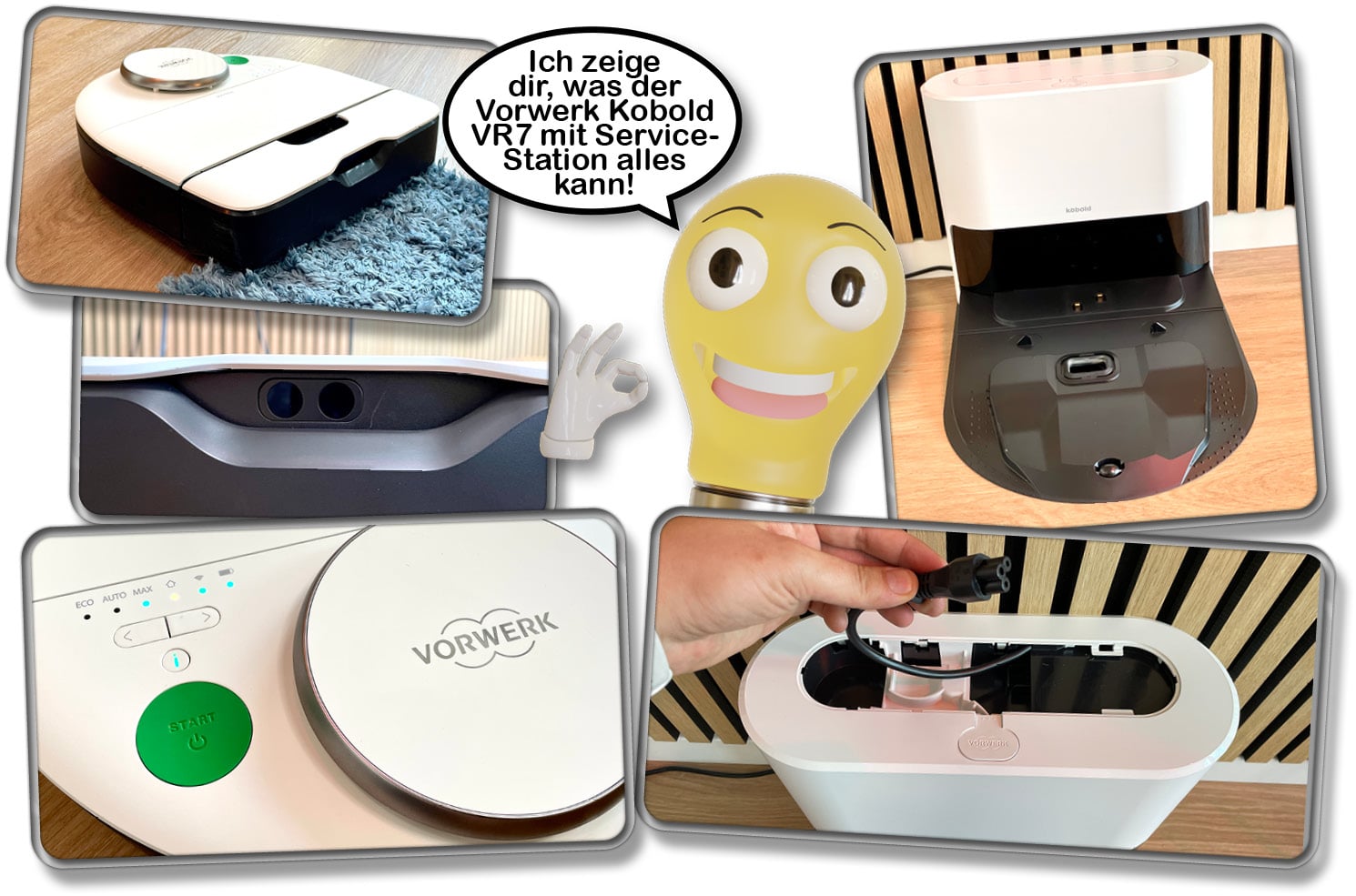 Vorwerk Kobold VR7 mit Service-Station - Wir haben den neuen Saugroboter der deutschen Marke mit Absaugstation im Test!