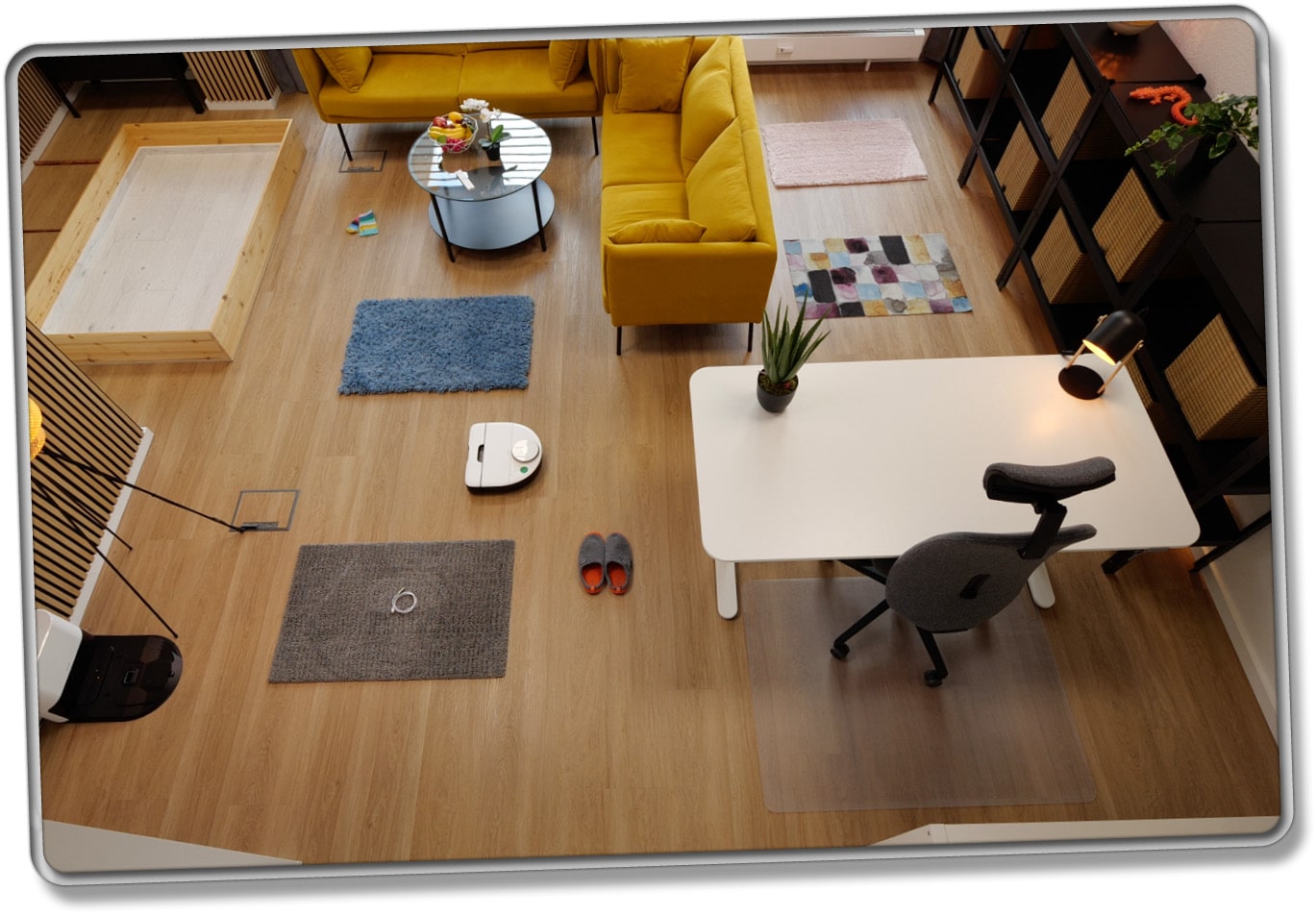 Dank Lasernavigation findet sich der Kobold VR7 überall zurecht.