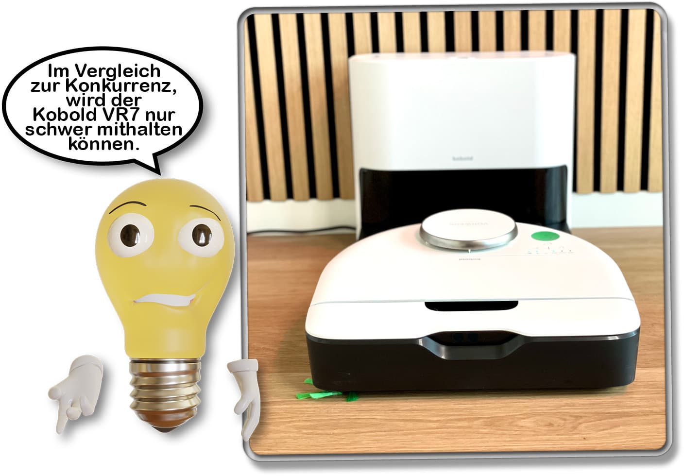Im Vergleich zur Konkurrenz, wird es der Vorwerk Kobold VR7 schwer haben.