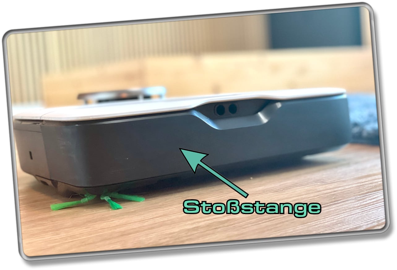 Auf der Front des Kobold VR7 gibt es, neben der Obstacle Avoidance, lediglich eine Stoßstange.