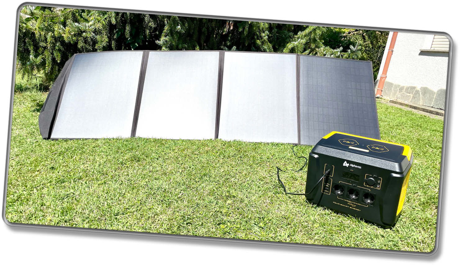 AlphaESS BlackBee1000 - Die kleine PowerStation ist leicht, robust verarbeitet und praktisch portabel