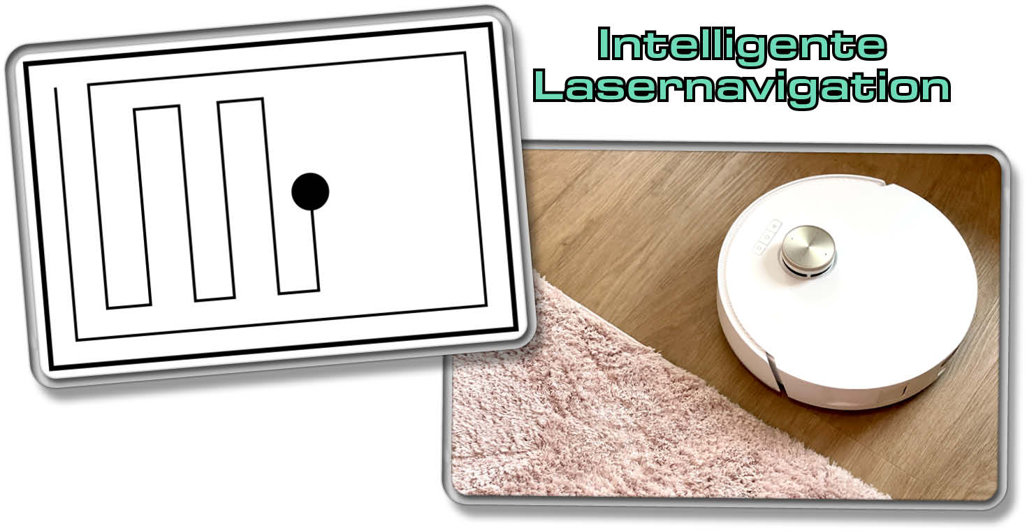 Der Dreame L20 Ultra verfügt über eine intelligente Lasernavigation