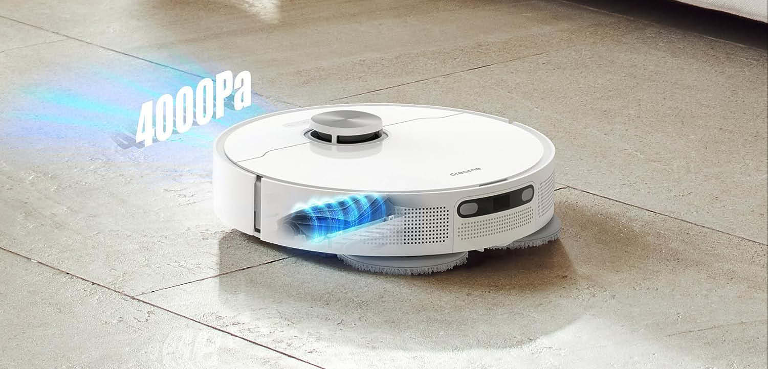 Der Dreame L10 Prime besitzt starke 4000 Pascal Saugkraft