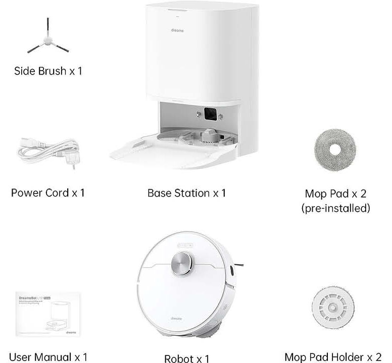 Das ist der Lieferumfang des Dreame L10 Prime