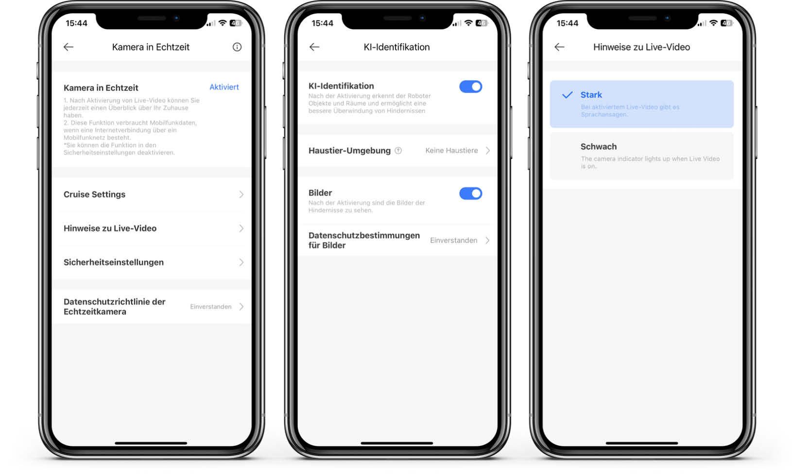 Dreame L20 Ultra - App - Kamera und KI
