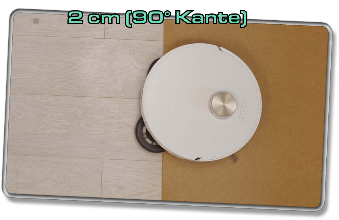 Dreame L20 Ultra - Im Test hat der Saugroboter stolze 2 cm hoch klettern können