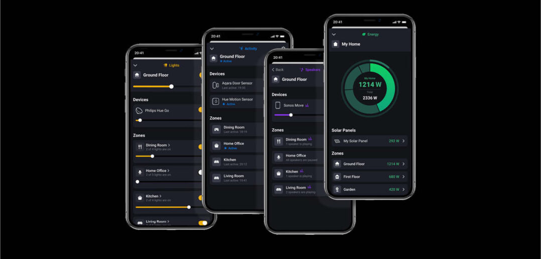 Homey Update Registerkarten