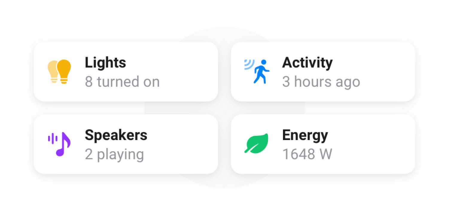 Homey Update Registerkarten