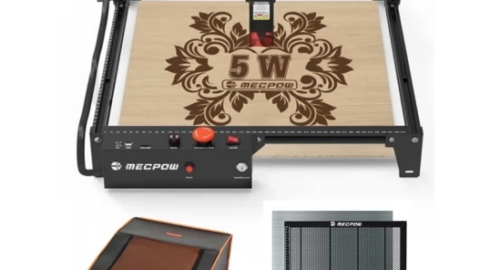 Mecpow X3 Lasergravierer mit Arbeitsplatte und Abdeckung für 334,97 Euro bei Geekmaxi