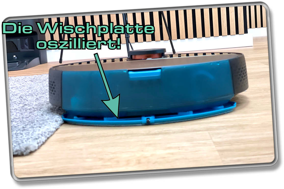 Philips HomeRun 7000 Series Aqua - Die Wischplatte hängt am Wassertank und kann nicht entnommen werden