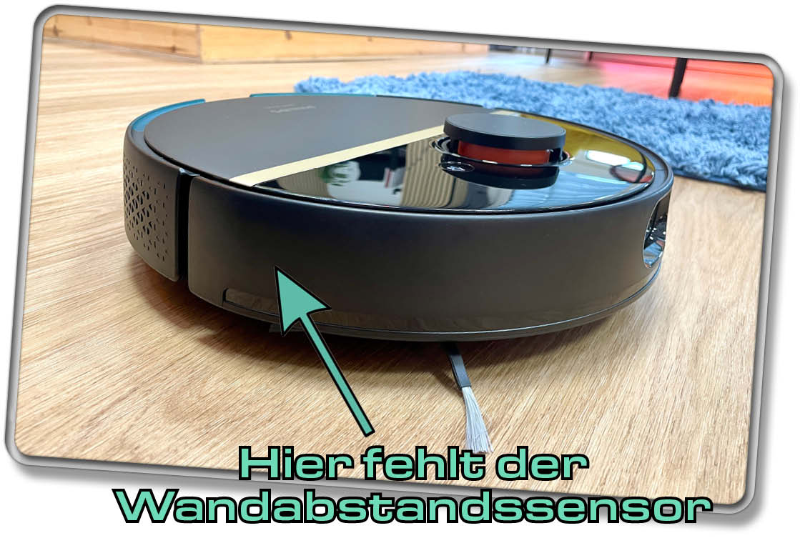 Philips HomeRun 7000 Series Aqua - Einen ersichtlichen Wandabstandssensor gibt es nicht