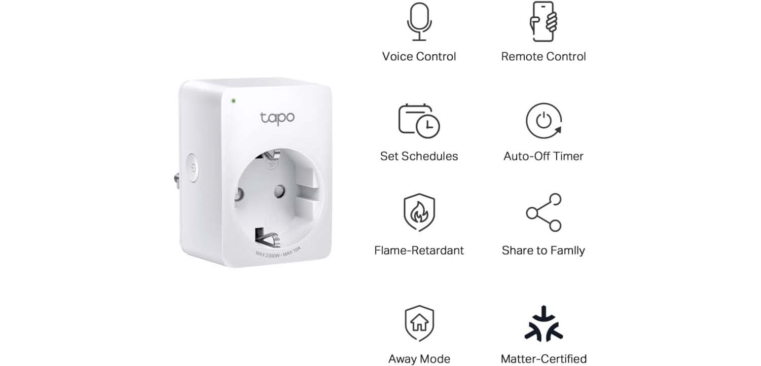 TP-Link Tapo Matter-Steckdose