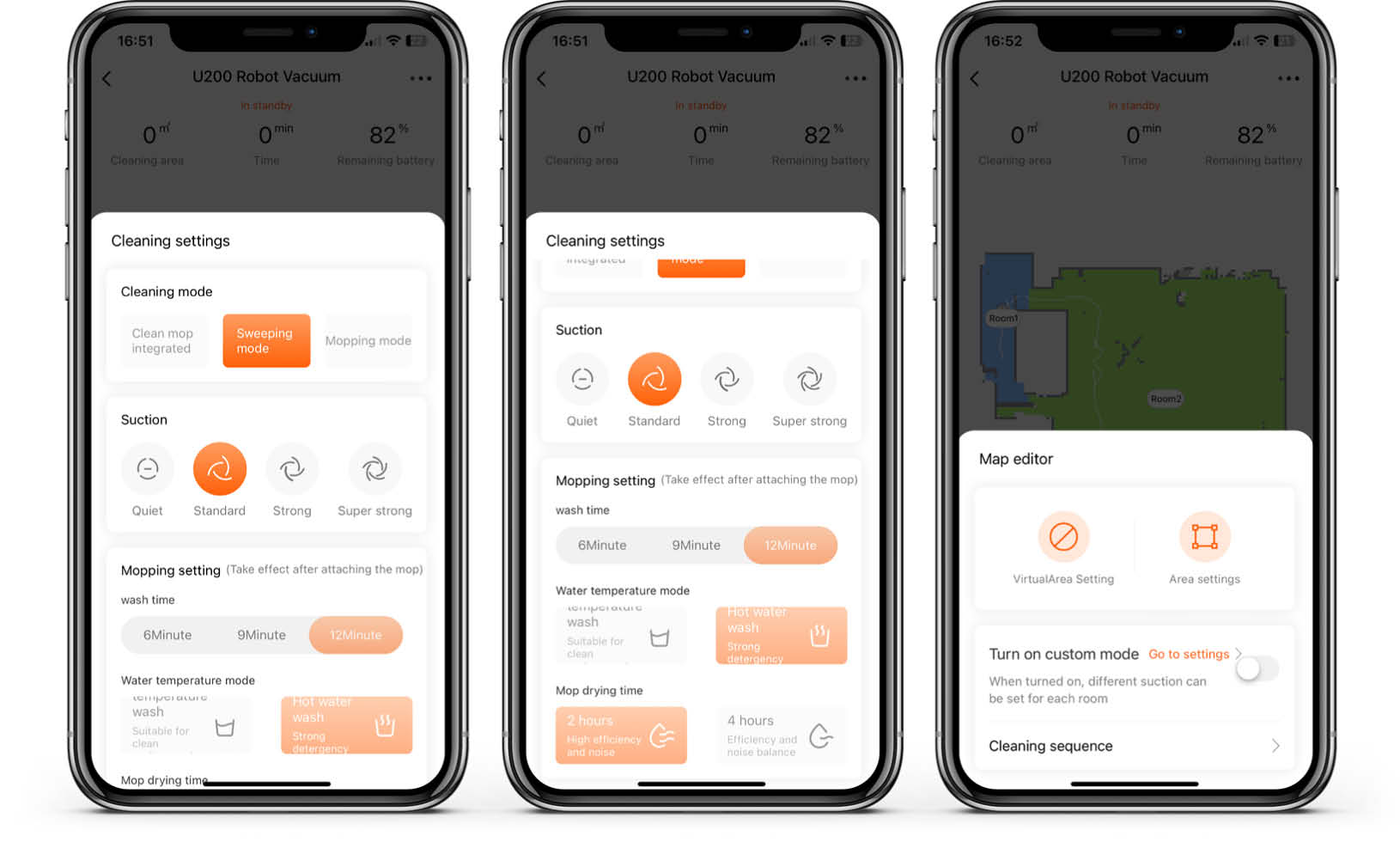 UWANT U200 - App - Leistung