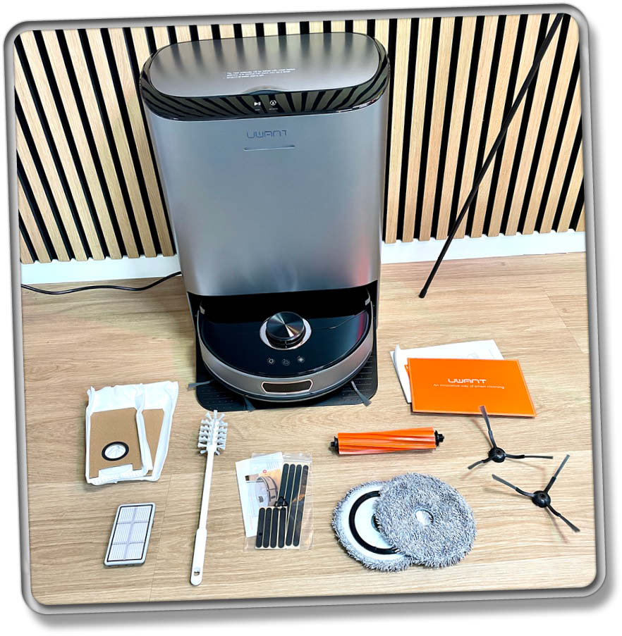 UWANT U200 - Der Lieferumfang gestaltet sich überaus üppig