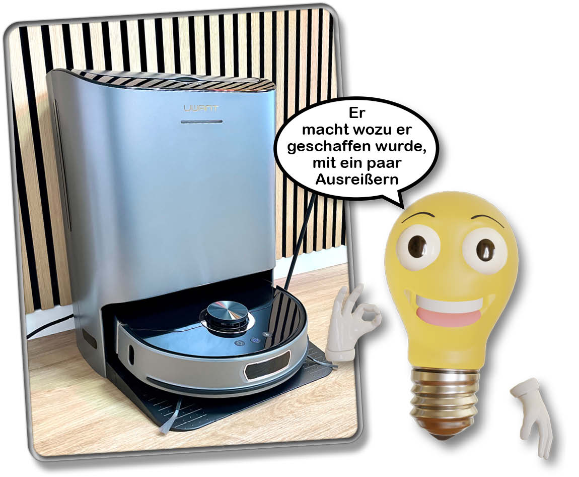 UWANT U200 - Der Saugroboter macht seinen Job, jedoch mit ein paar Einschränkungen