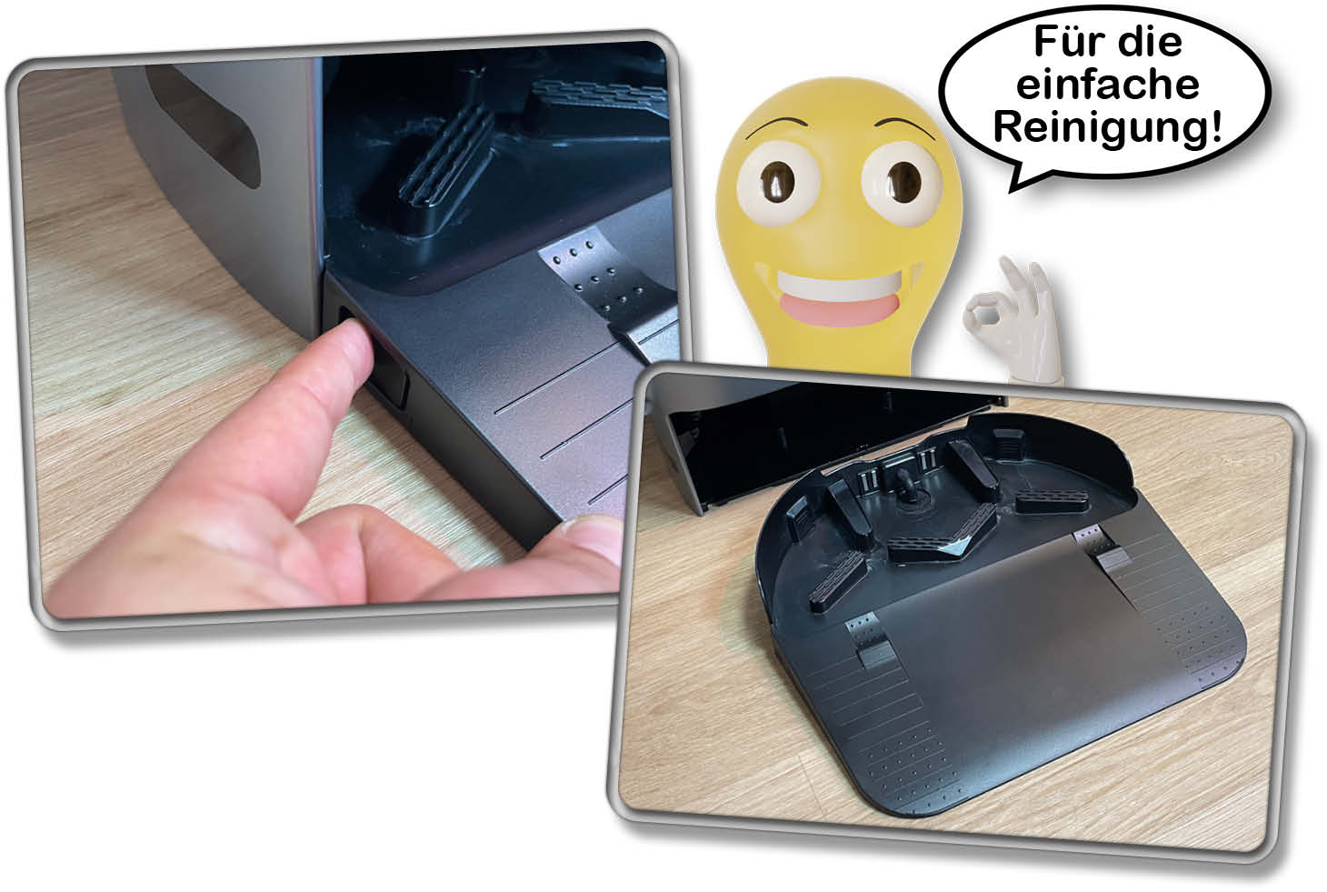 UWANT U200 - Die Waschschale lässt sich komfortabel entfernen