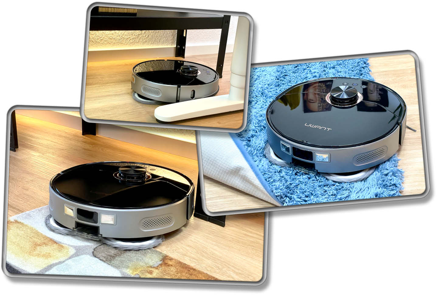 UWANT U200 - Er nutzt oft sein Bumper. Eine intelligente Obstacle Avoidance fehlt gänzlich