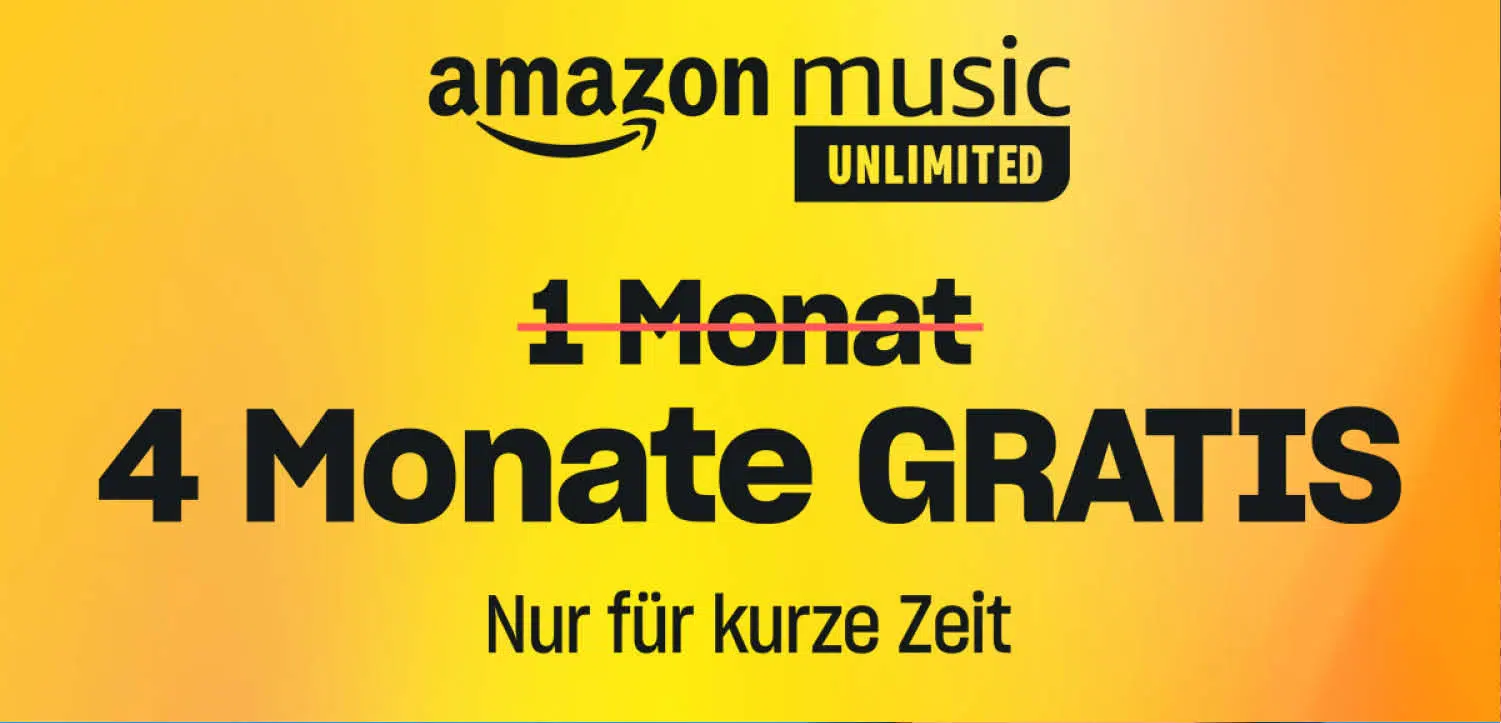 Amazon Music Unlimited 4 Monate