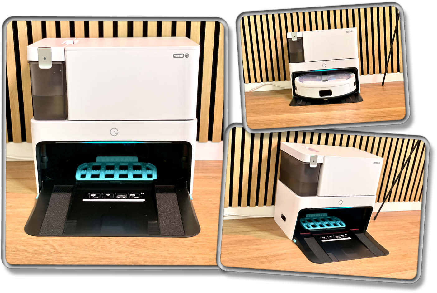 Das ist die Multifunktionsreinigungsstation des yeedi cube