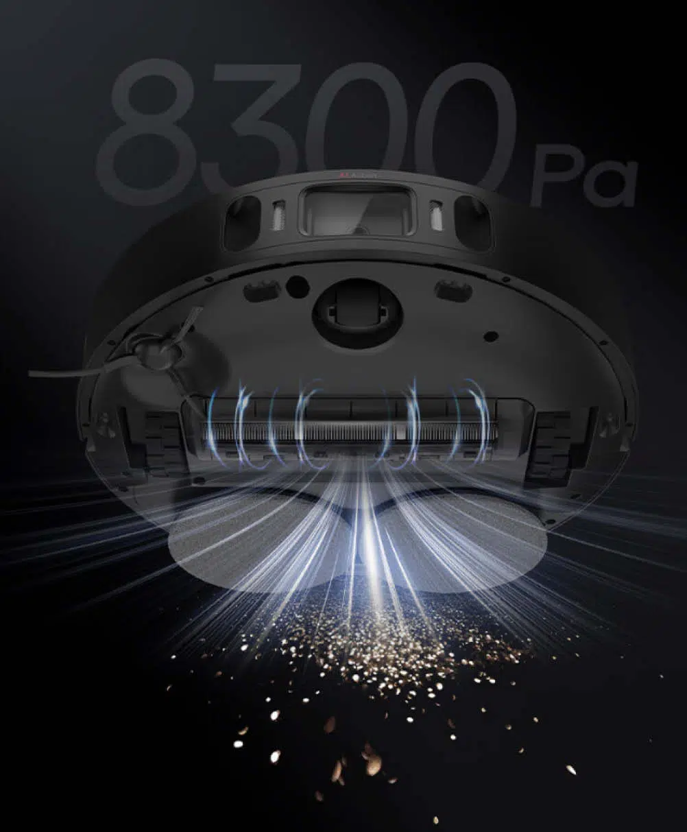 Dreame X30 Pro - Die Saugkraft ist mit 8300 Pascal enorm hoch