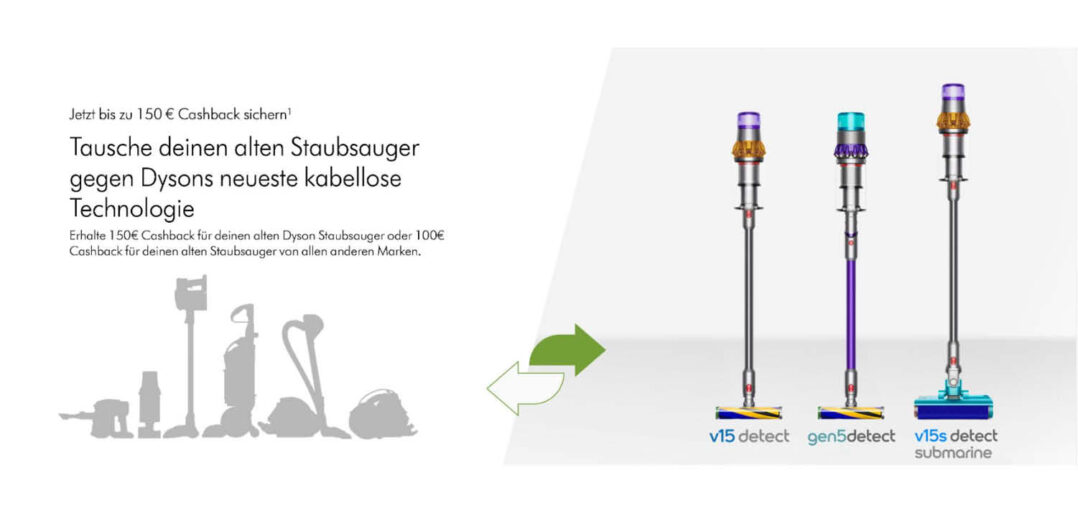 Dyson Cashback Aktion