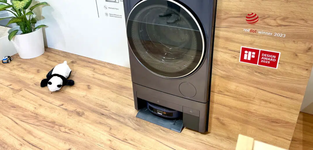 Midea zeigt Saugroboter:Waschmaschinenkombination