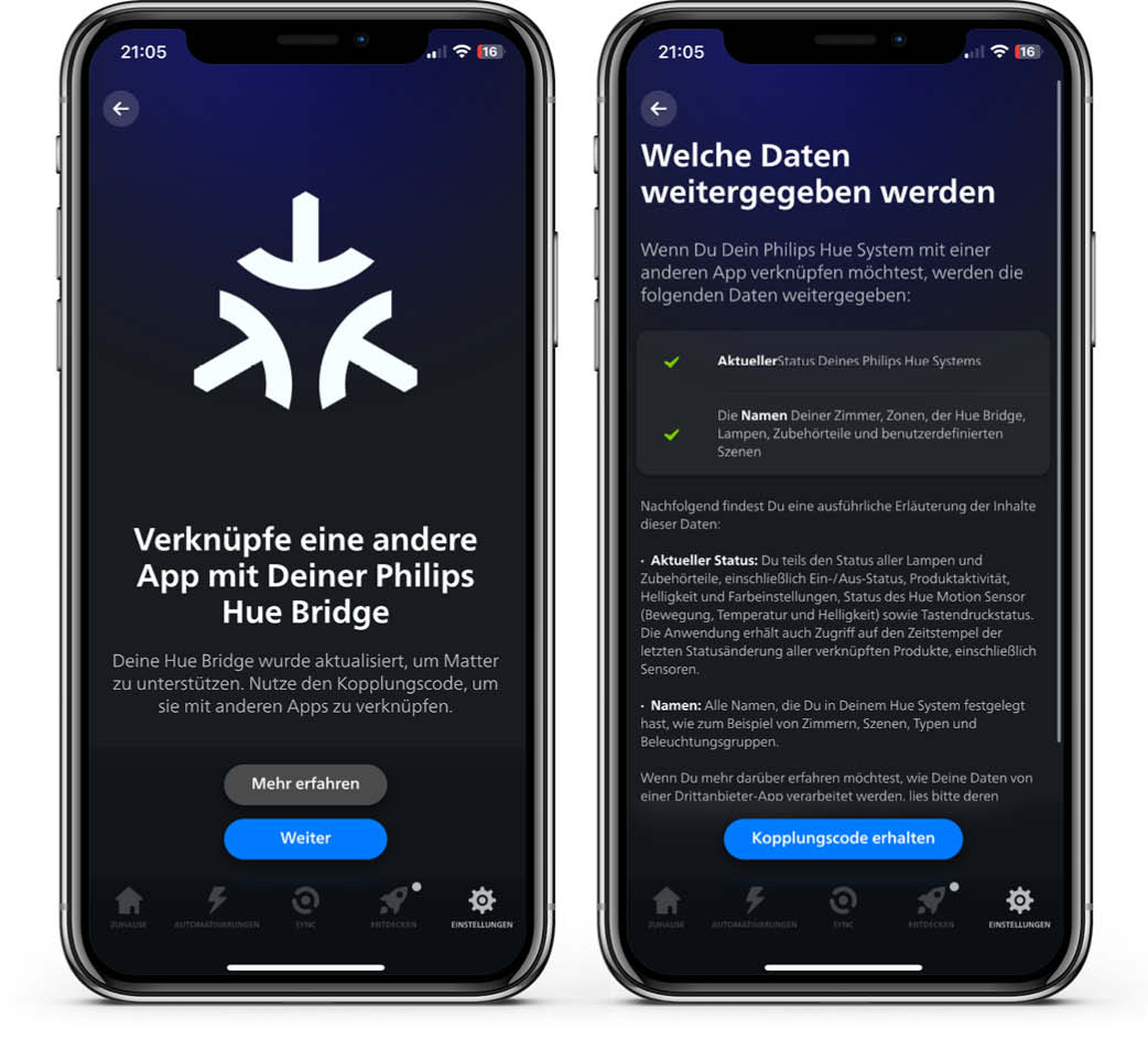 Die Matter Integration für die Philips Hue Bridge ist da! 