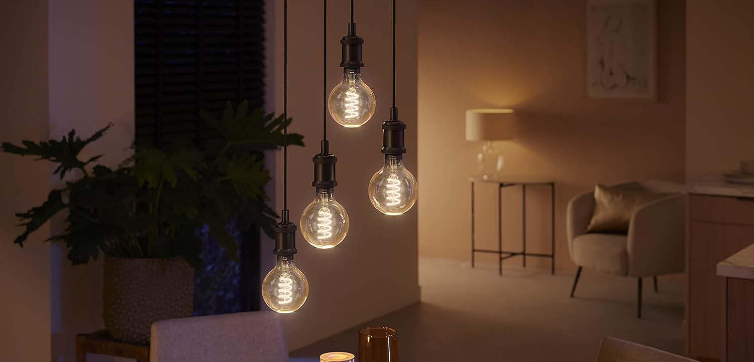 Philips Hue White Ambiance E27 Einzelpack Globe G93 Filament