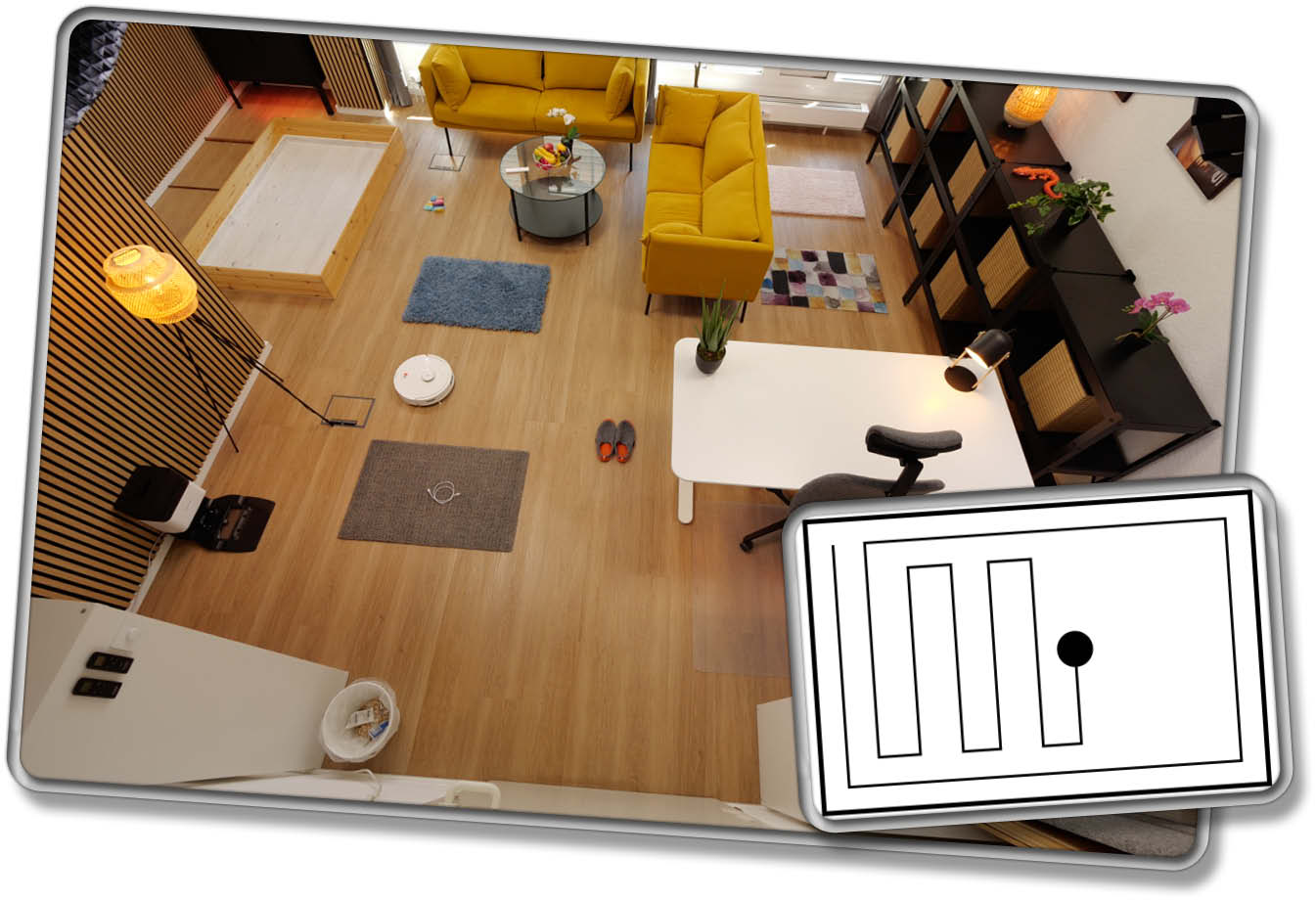 Roborock Q8 Max+ - Dank Lasernavigation navigiert der Roboter intelligent