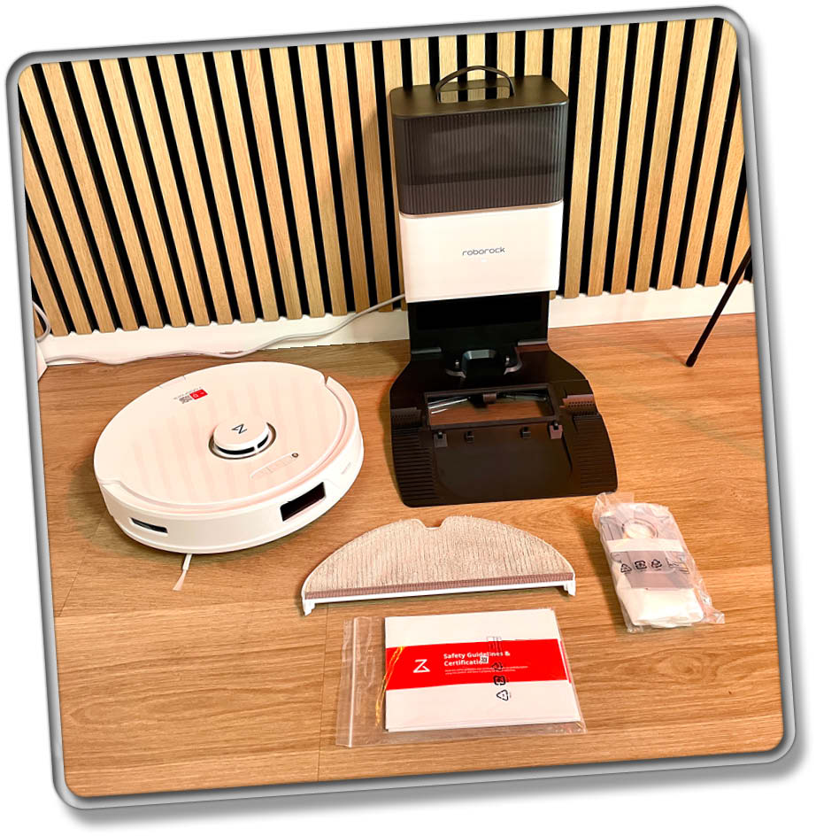 Roborock Q8 Max+ - Der Lieferumfang des neuen Roborock Saugroboters