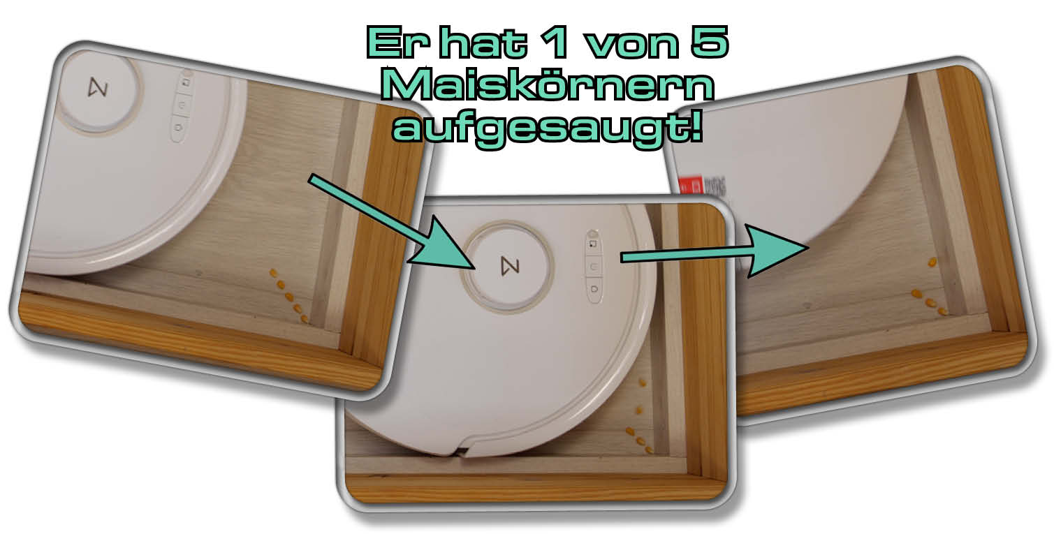 Roborock Q8 Max+ - In der Eckenreinigung war er im Test nicht so gut