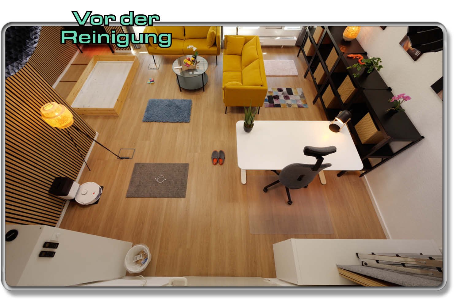 Roborock Q8 Max+ - Test der Obstacle Avoidance vor der Reinigung