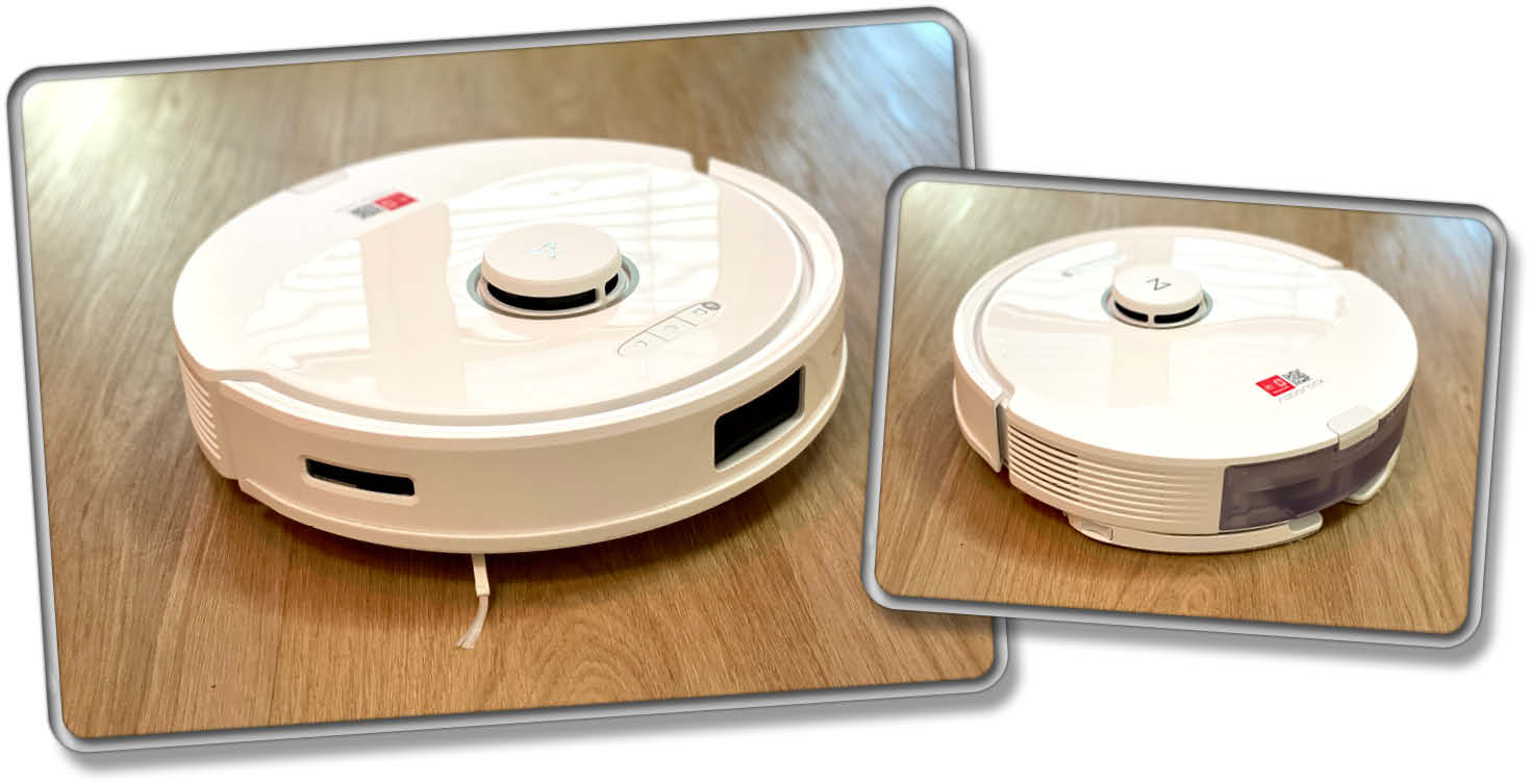 Roborock Q8 Max+ - Unser Testgerät ist in einem Mix aus weißem Matt und Glanz