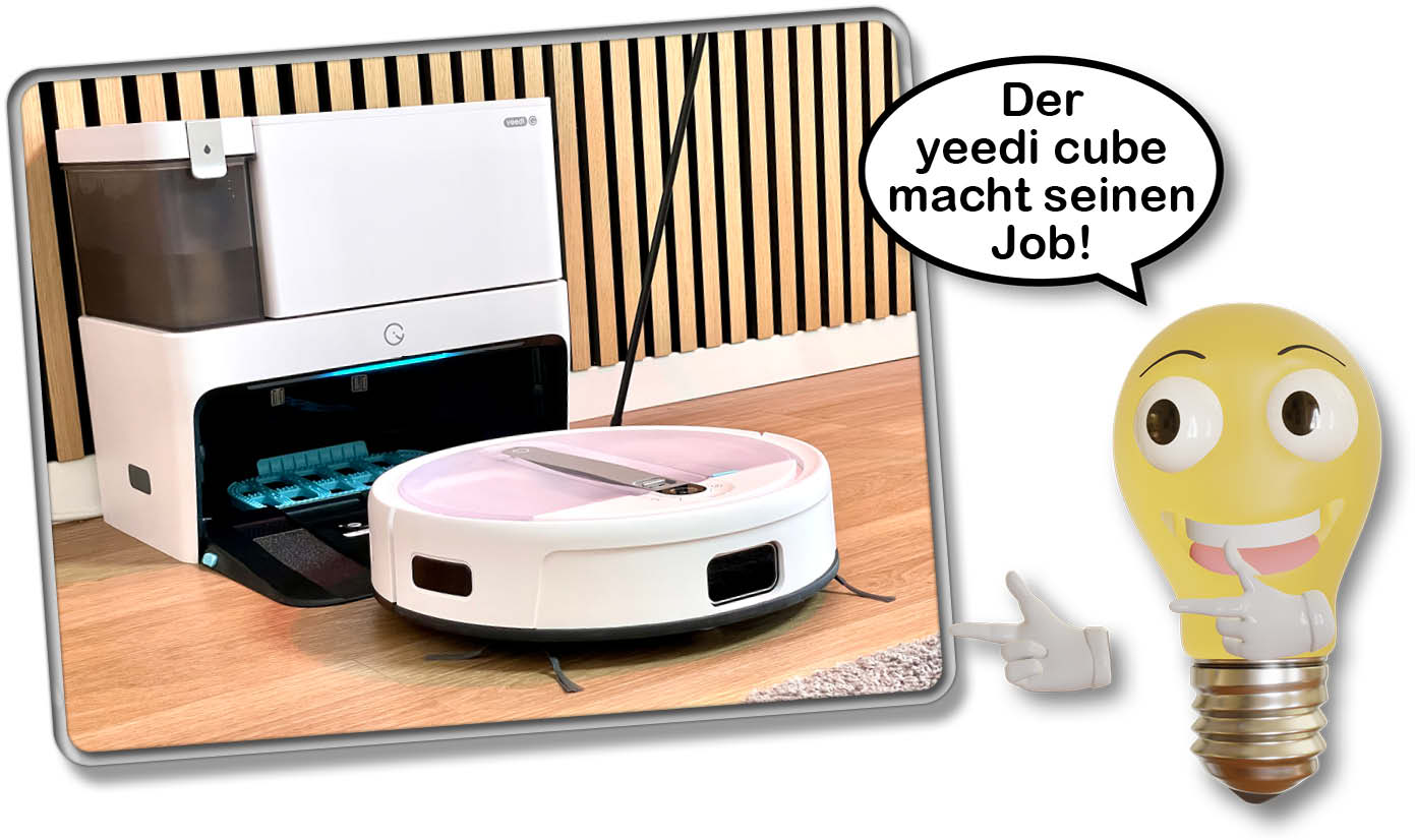 Testfazit - Der yeedi cube macht seinen Job, kann aber mit der Konkurrenz nicht mithalten!