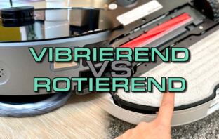 Wir zeigen euch, ob die vibrierende oder rotierende Wischfunktion eines Saugroboters besser ist!