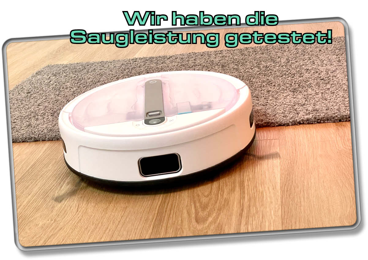 Wir haben die Saugleistung des yeedi cube ganz genau getestet!