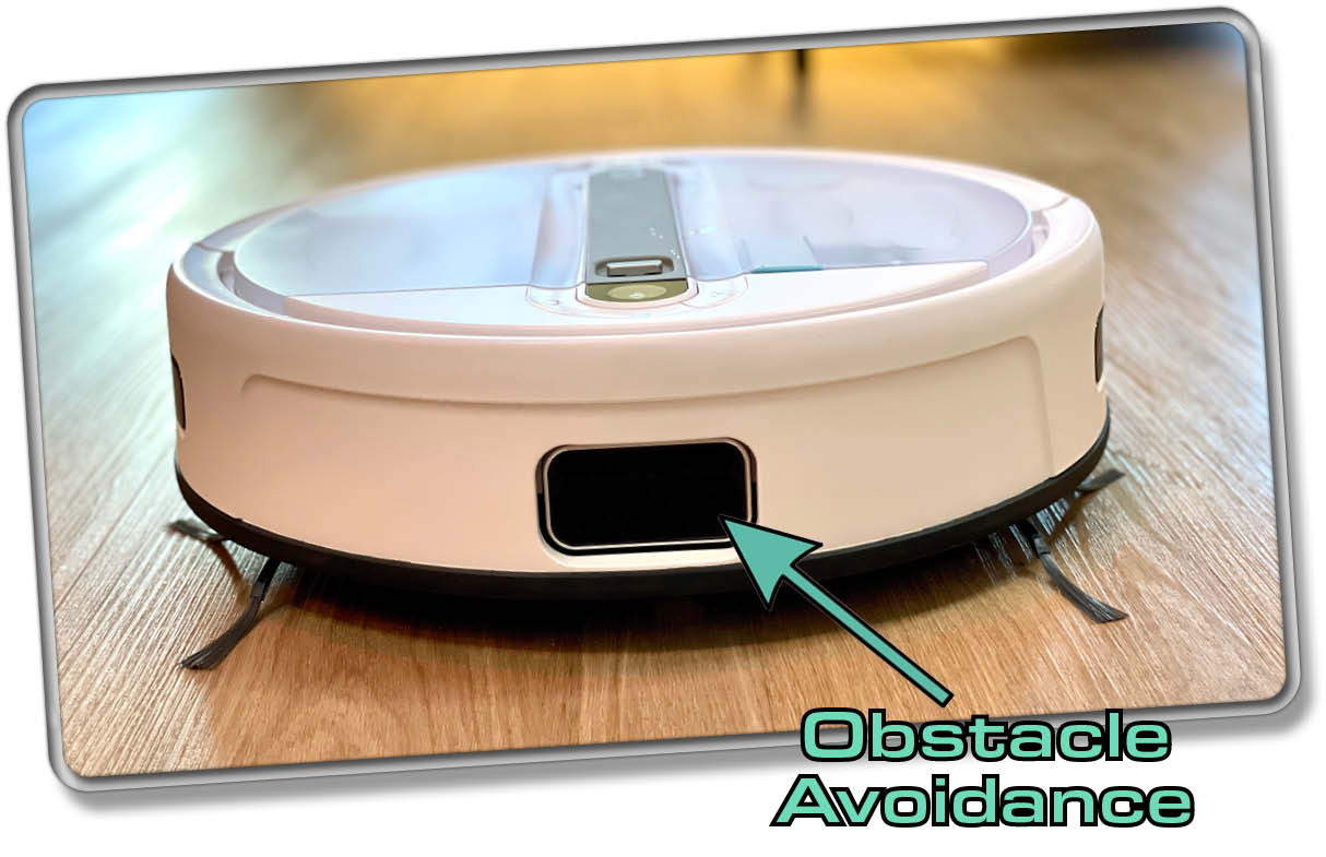 yeedi cube - Auf der Front sitzt die Obstacle Avoidance