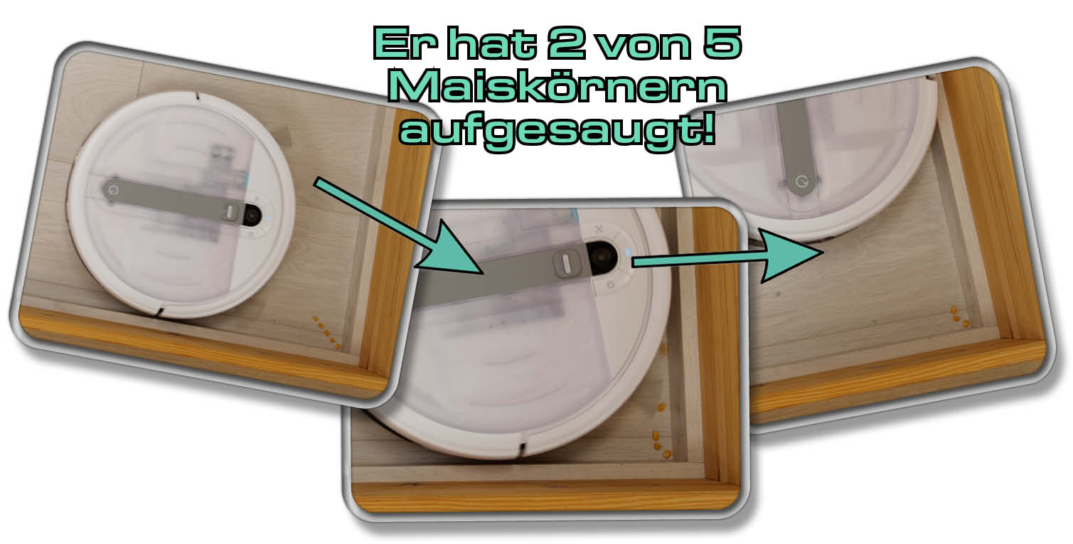 yeedi cube - Unser Testergebnis in der Eckenreinigung