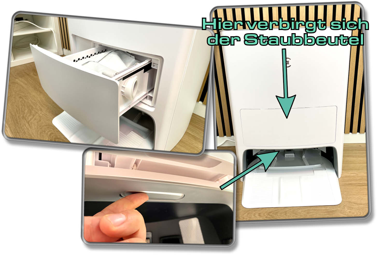 ECOVACS Deebot T20 Omni - Der Staubbeutel für die Absaugung versteckt sich in der Station