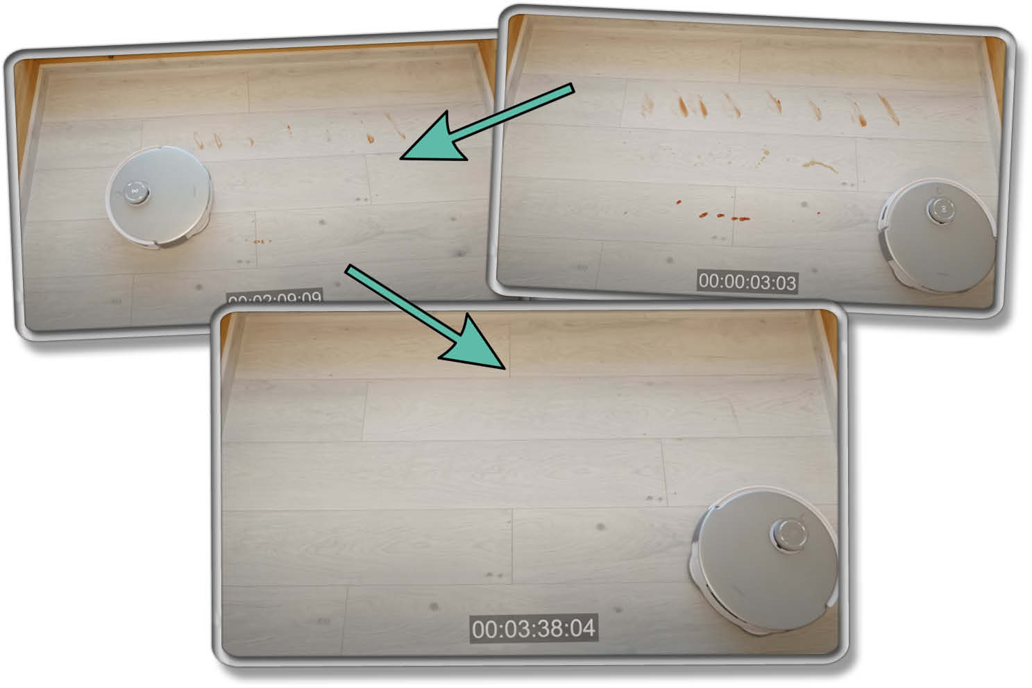 ECOVACS Deebot T20 Omni - Die gemessene Wischleistung