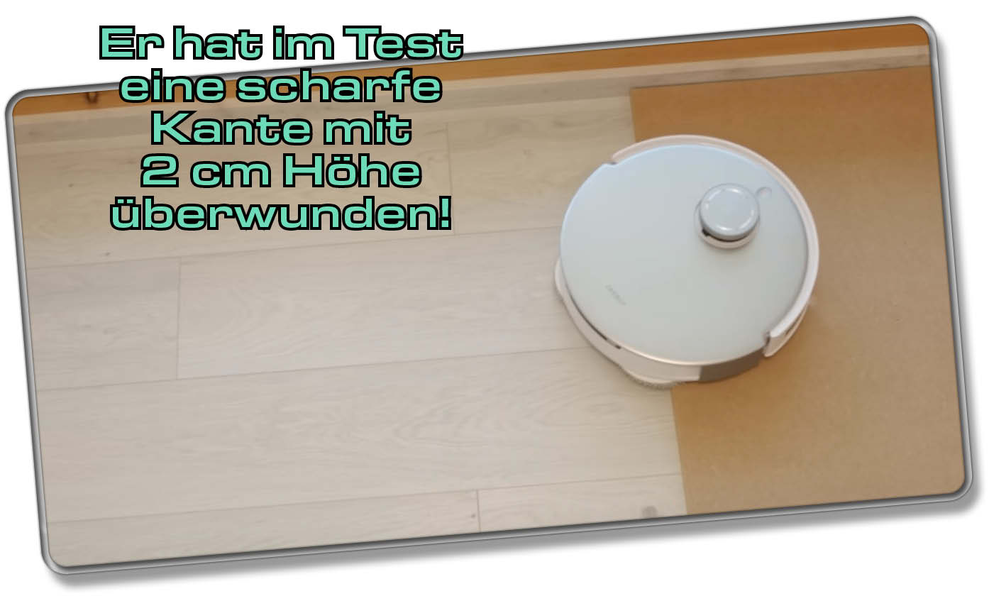 ECOVACS Deebot T20 Omni - Im Test konnte er 2 cm hoch klettern